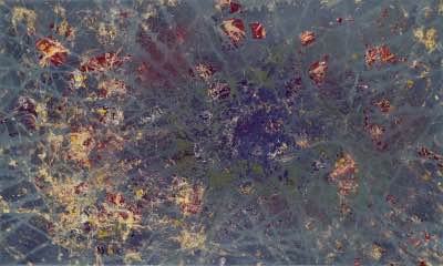 36" x 60" - technique mixte sur toile