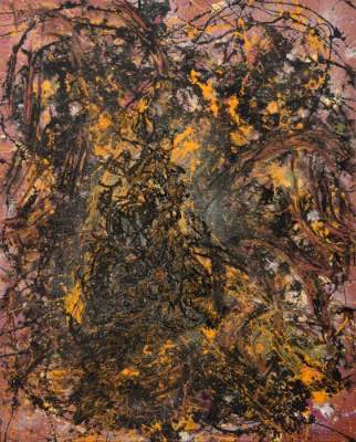 60" x 48" - technique mixte sur toile