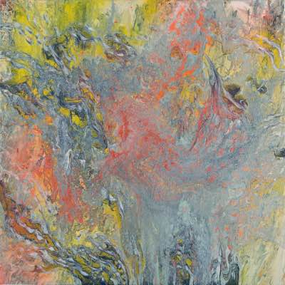 48" x 48" - technique mixte sur toile