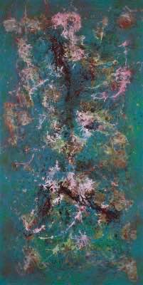 96" x 48" - technique mixte sur toile