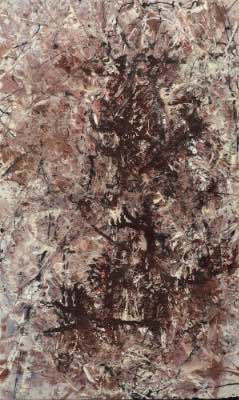 60" x 36" - technique mixte sur toile