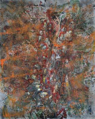 60" x 48" - technique mixte sur toile