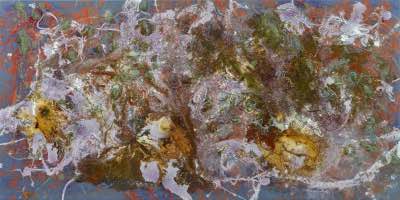 30" x 60" - technique mixte sur toile