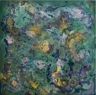 36" x 36" - techniques mixtes et graphite sur bois, 2022,$900